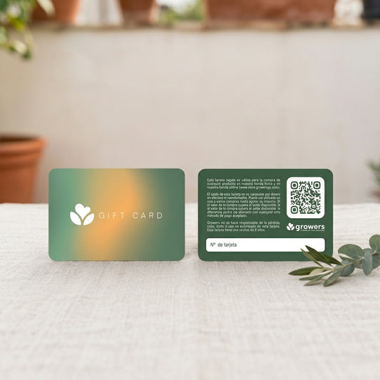 Tarjeta Regalo Growers